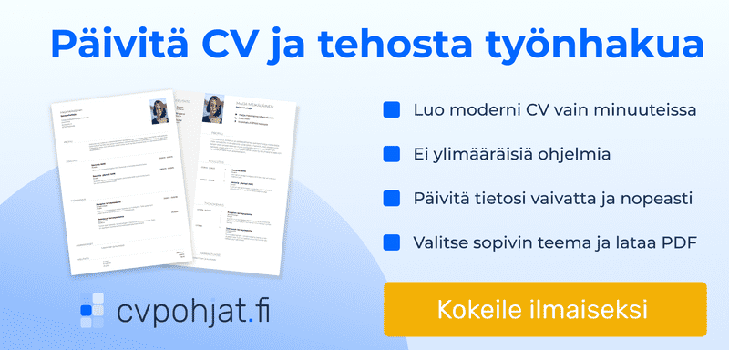 cv pohjat